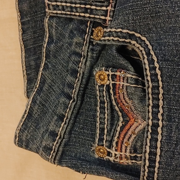 Angels Western Embroidered Flare Jean - Picture 2 of 12